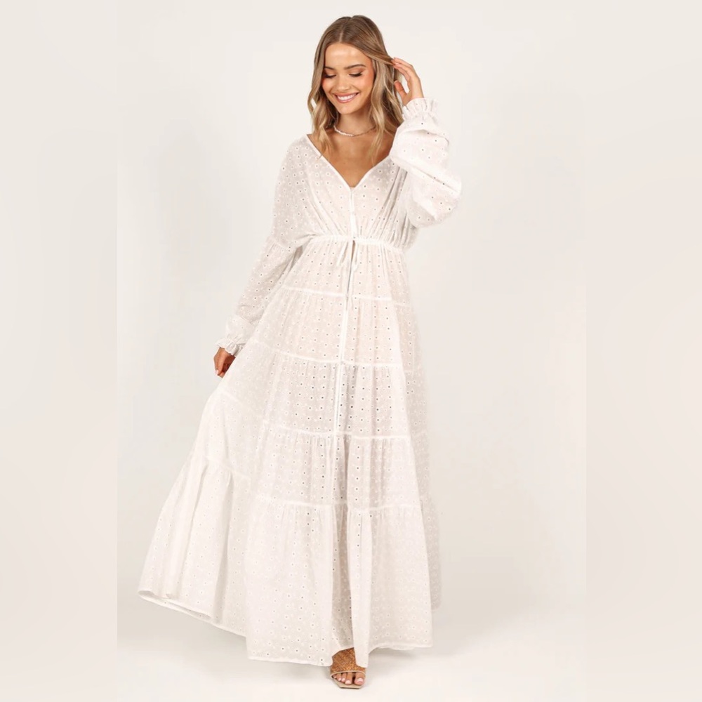 Boutique White Maxi Dress